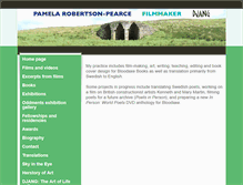 Tablet Screenshot of pamelarobertsonpearce.com
